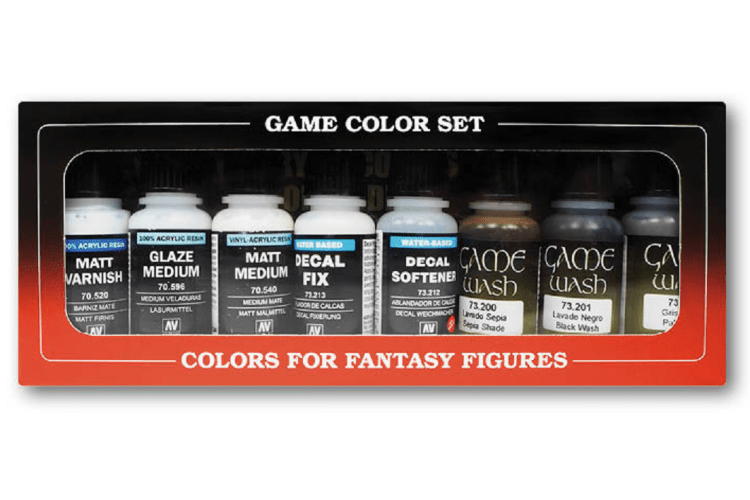 Vallejo Game Color Set - Auxilliary Set (x8)