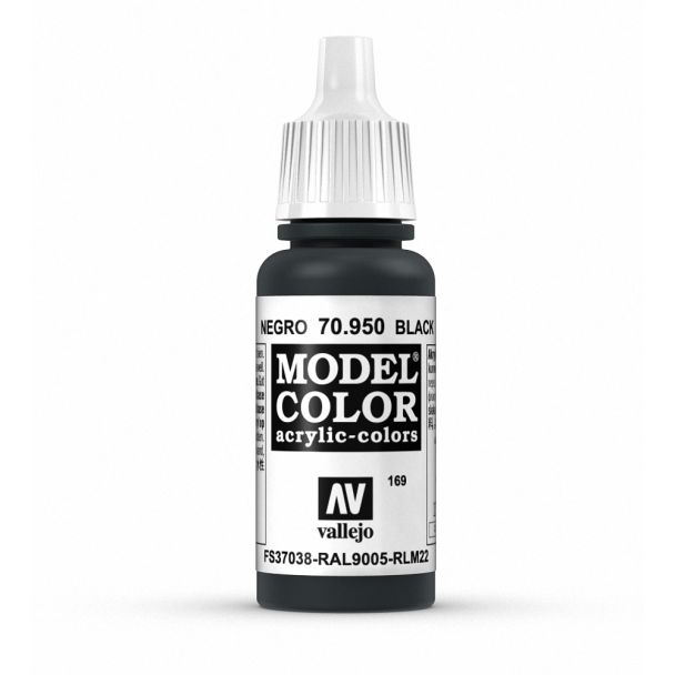 Vallejo Model Color - Matt Black