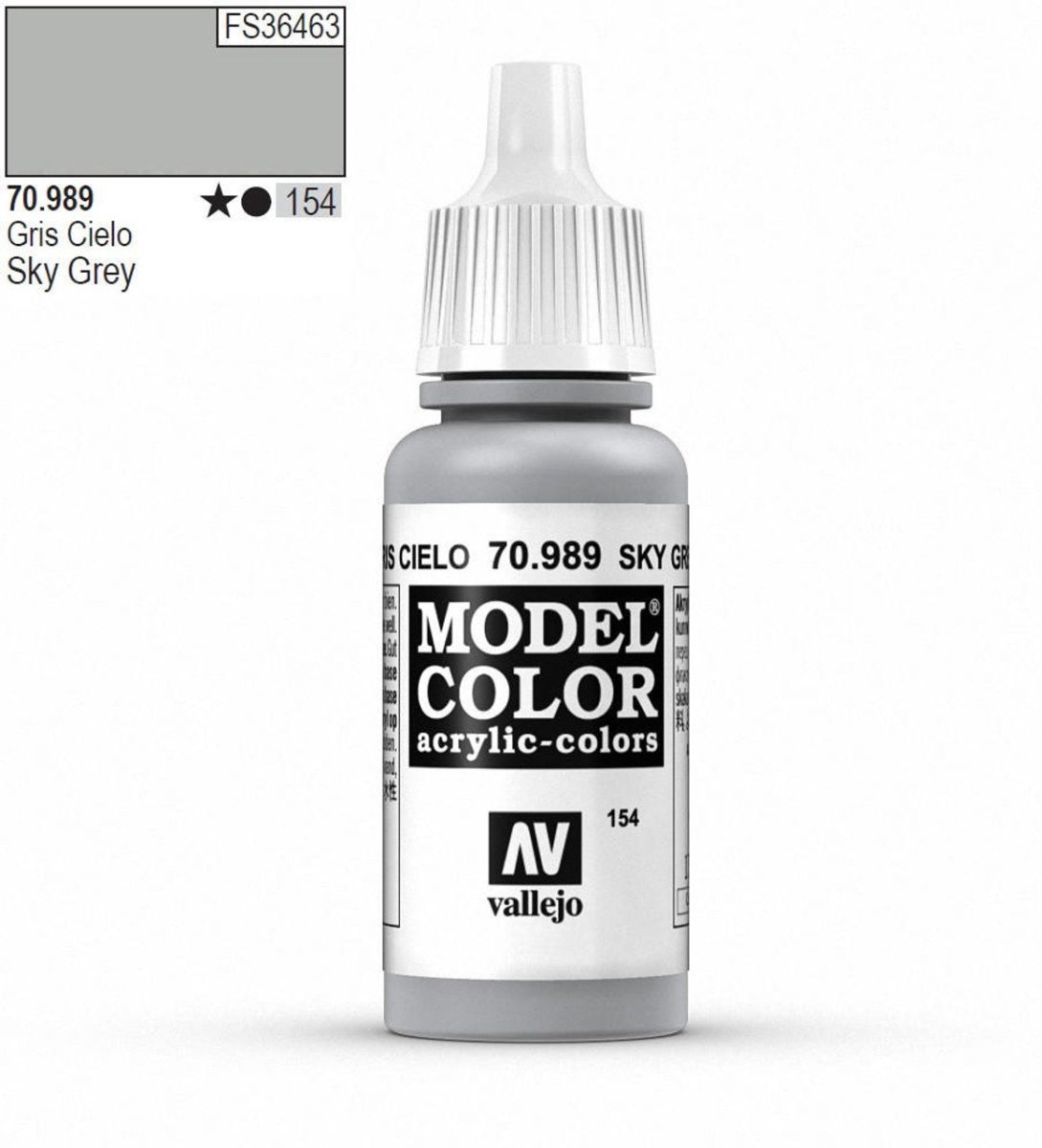Vallejo Model Color - Sky Grey