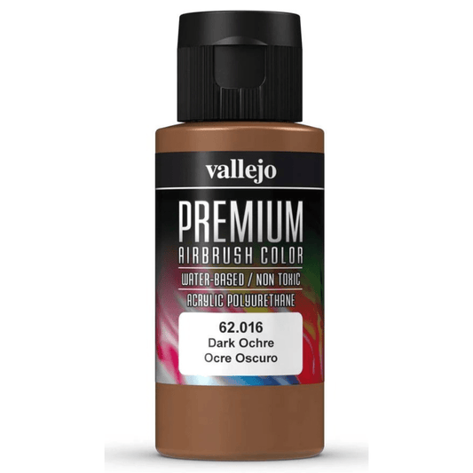 Vallejo Premium Color 60ml - Dark Ochre