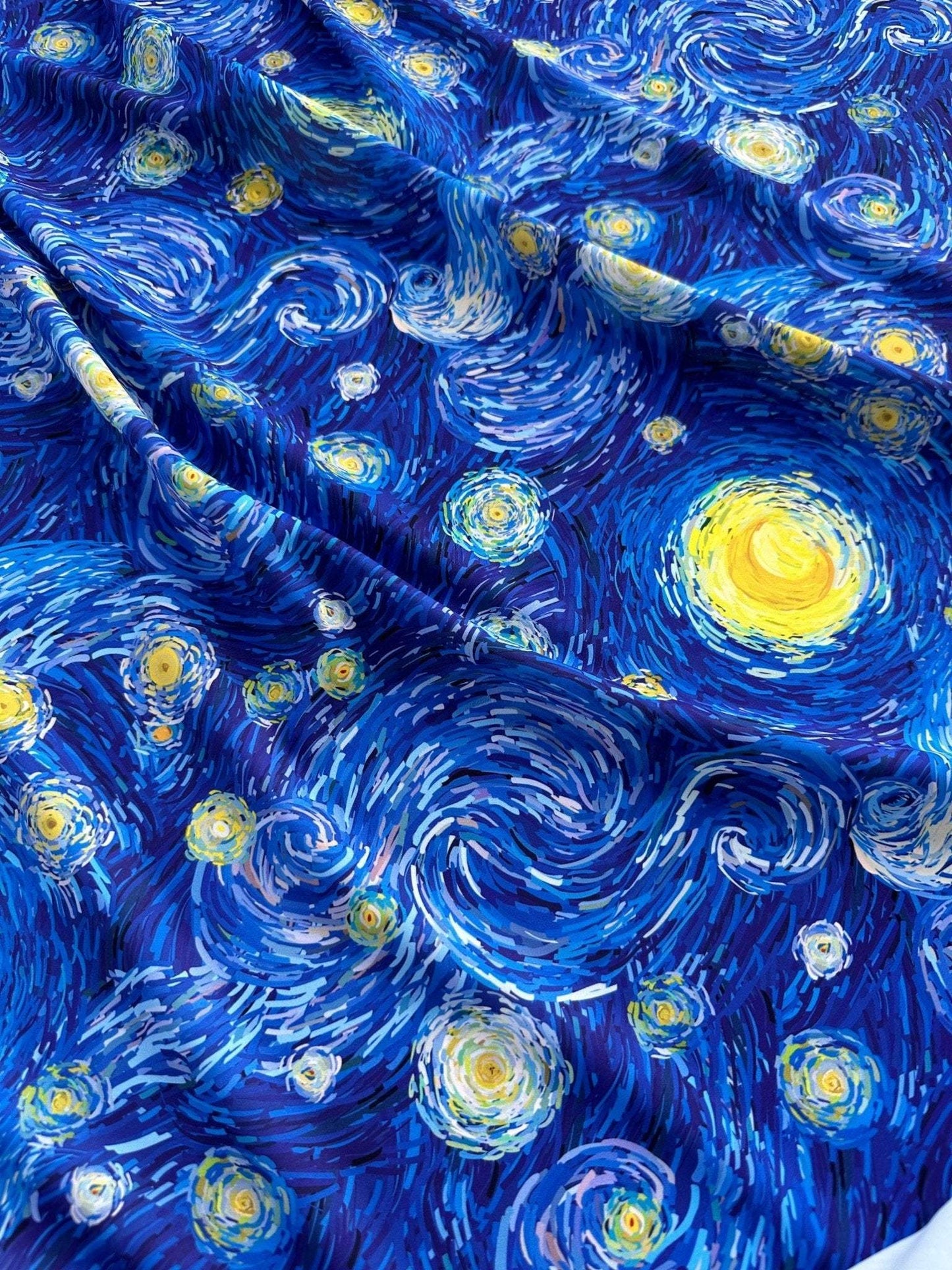 Van Gogh Inspired Fabric By Metre
