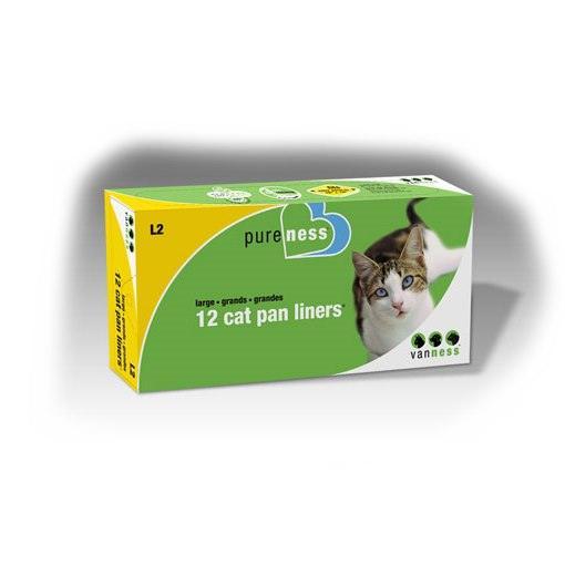 Van Ness Cat Litter Tray Pan Liners Large - Pack of 12
