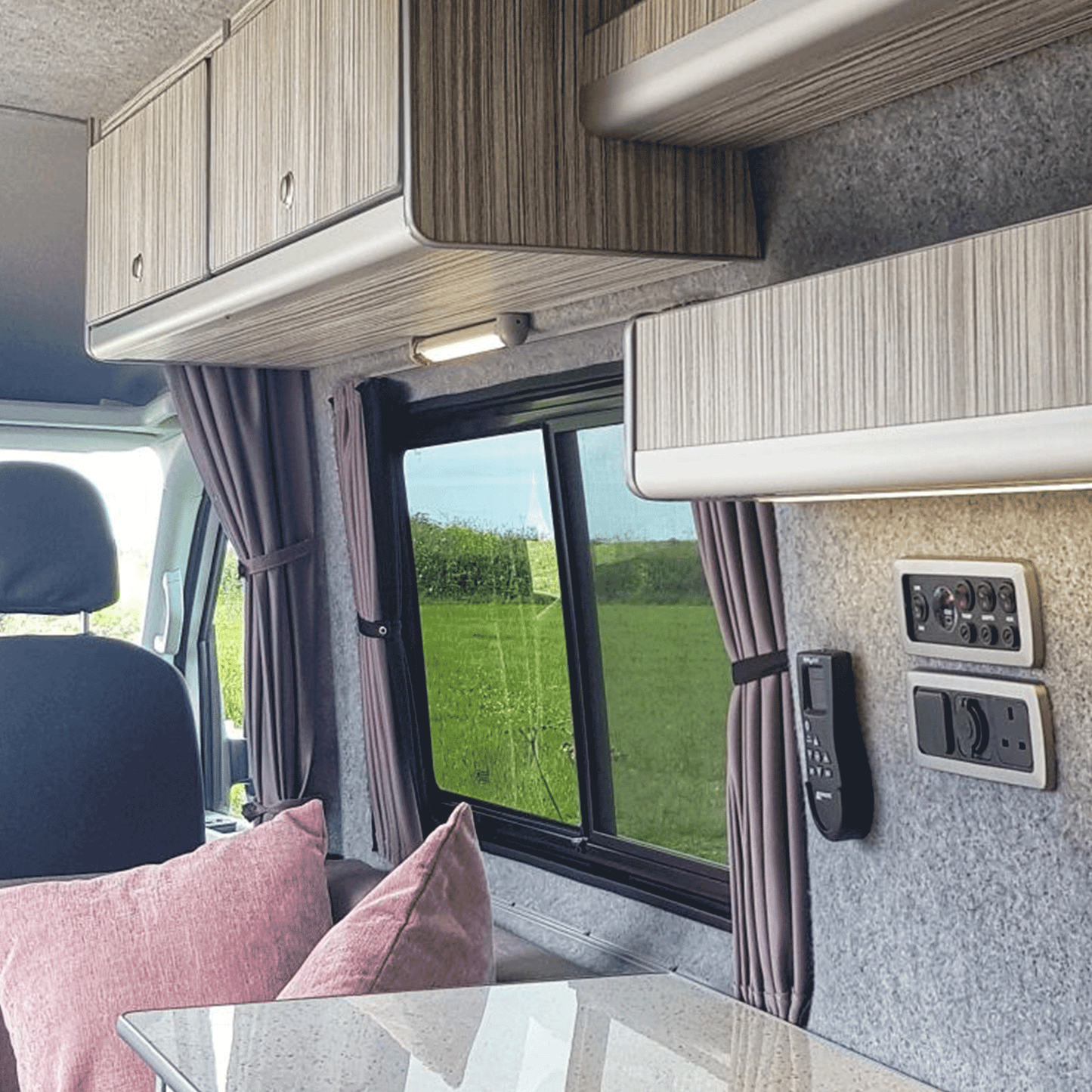 For MAN TGE /New Crafter Premium 1 x Side Window Curtains | Van-X