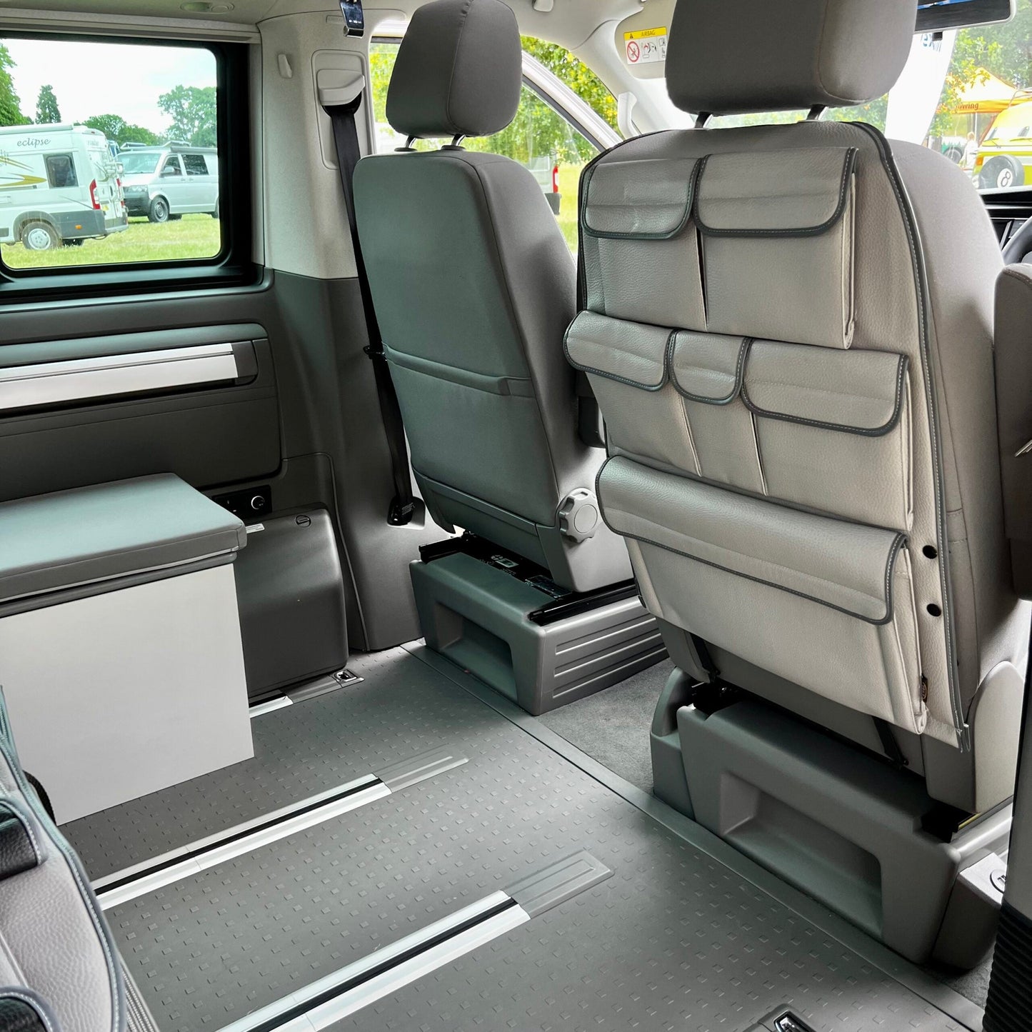 For VW California Ocean Campervan Leatherette Captain’s Back Seat Organiser | Van-X