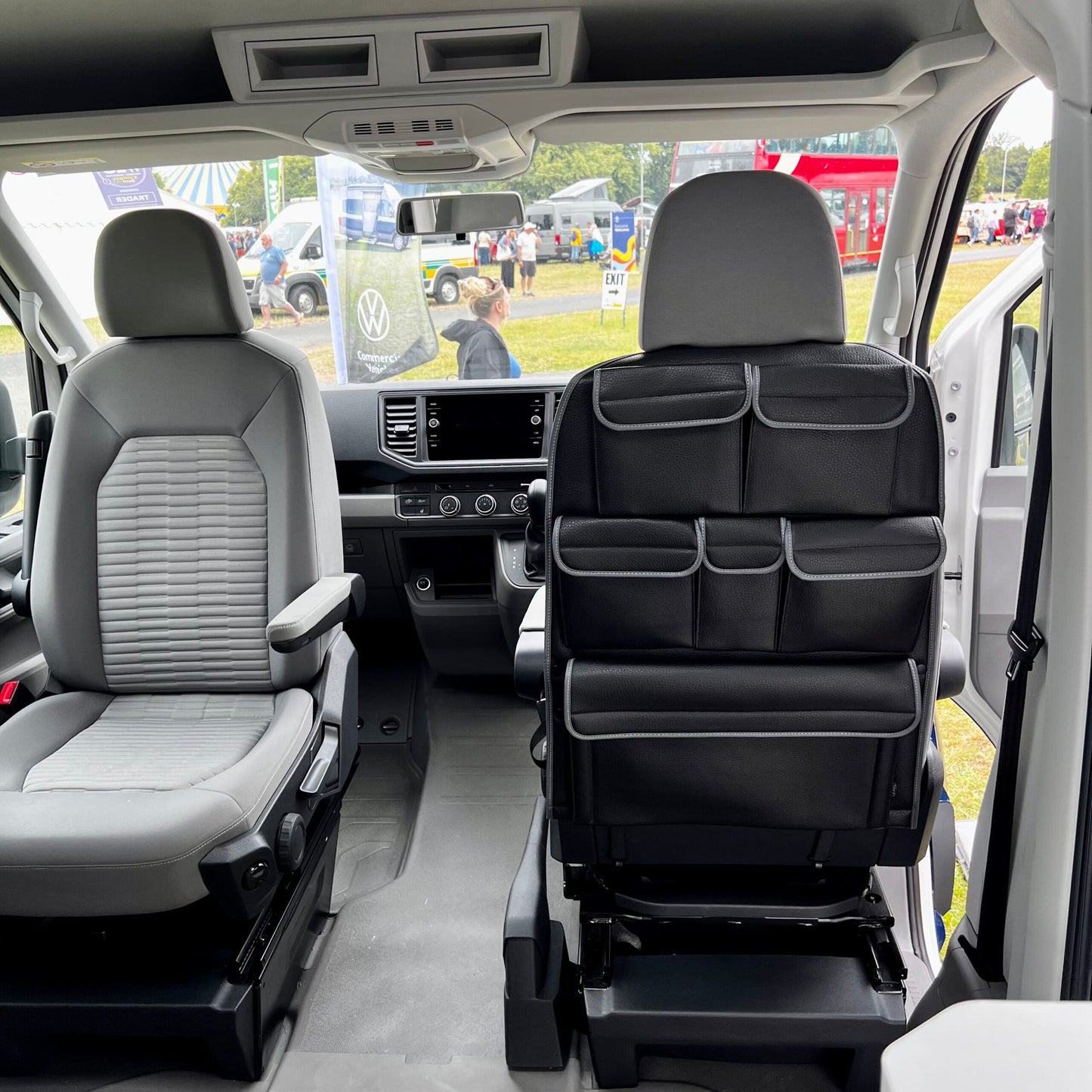 For VW California Ocean Campervan Leatherette Captain’s Back Seat Organiser | Van-X