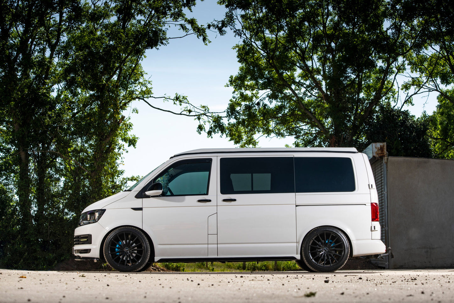 For VW T6 Transporter SWB Side Skirts Reflex Silver Plastic Painted and Ready to Fit