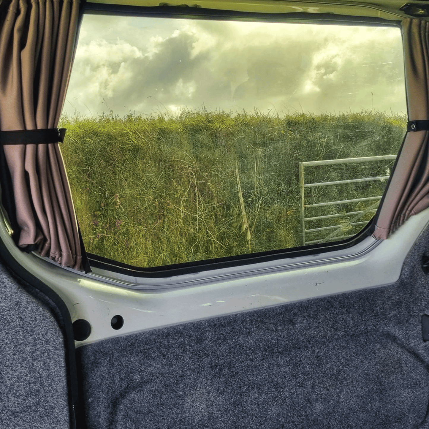For Vauxhall Vivaro Premium 1 x Side Window Curtains Van-X