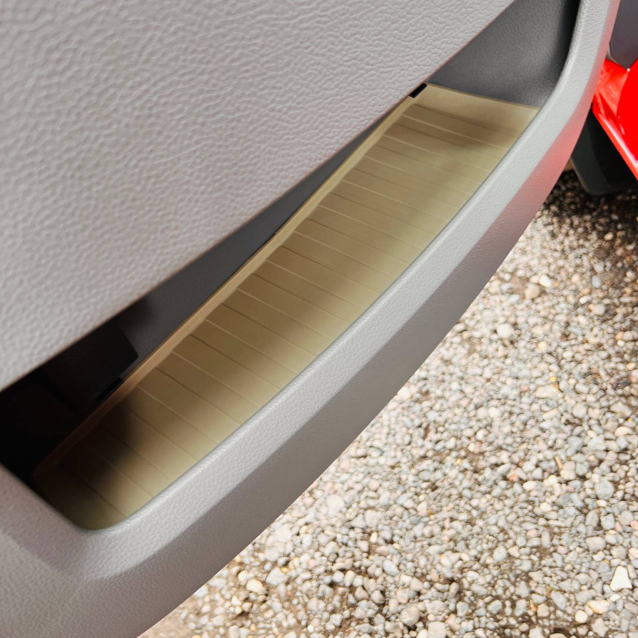 For MAN TGE Rubber Door Liner Pocket Inserts Grey | Van-X