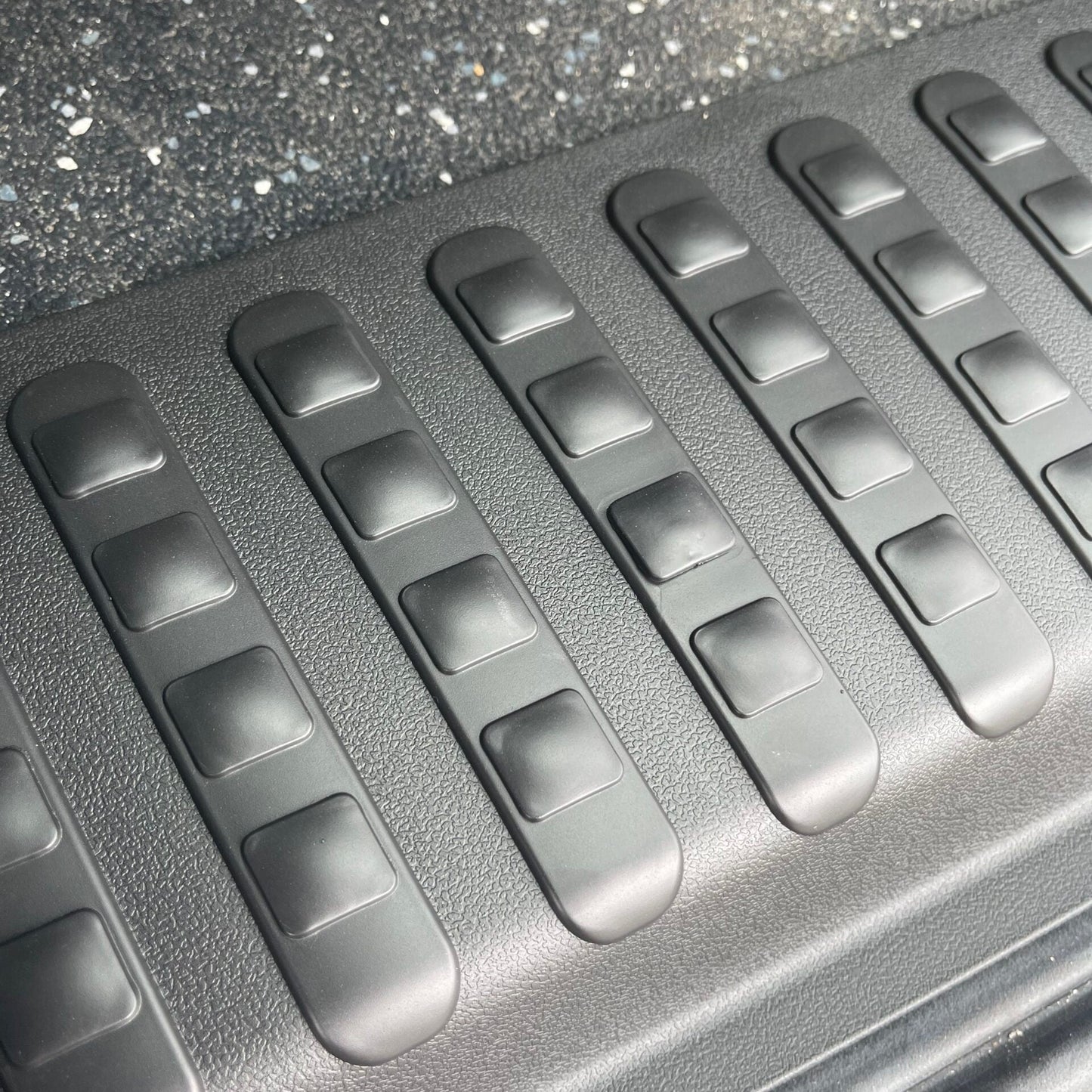 For VW T6 V3 Tailgate Rear Threshold Cover Campervan Conversion Parts Including Screws and Caps