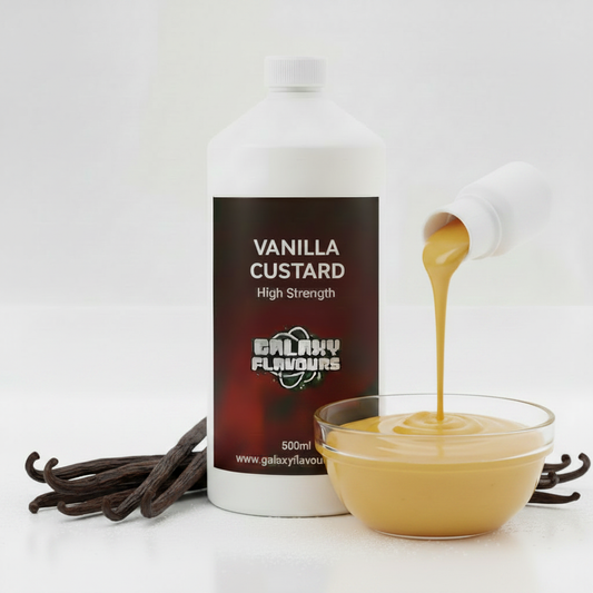 Vanilla Custard Food Flavouring - Professional High Strength - 500ml
