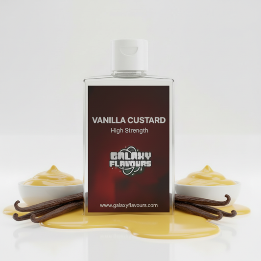 Vanilla Custard Food Flavouring Concentrate – Professional High Strength – 250ml