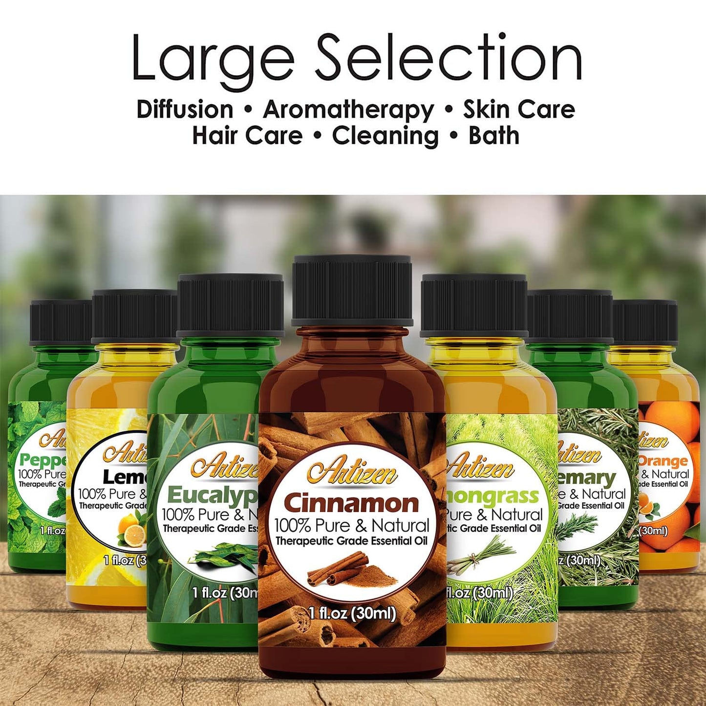 Artizen Vanilla Essential Oil - 2oz, 100% Pure & Undiluted (Therapeutic Grade)