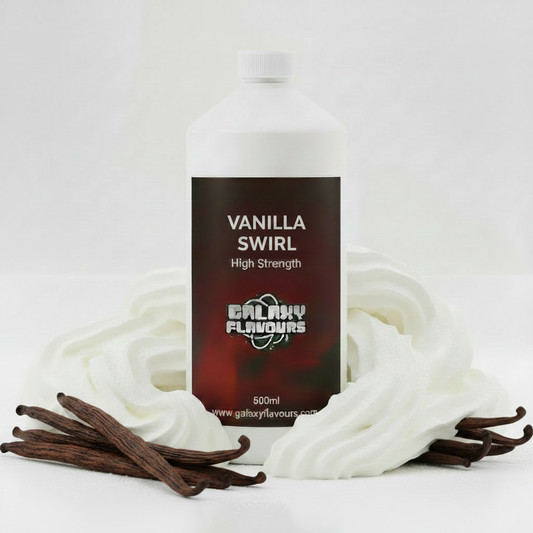 Vanilla Swirl Food Flavouring - Professional High Strength - 500ml