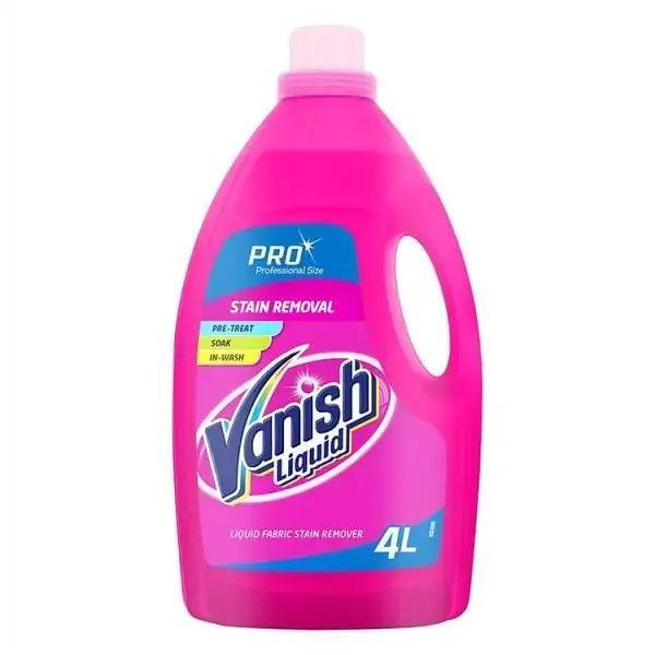 Vanish Professional Range Liquid Fabric Stain Remover 4L