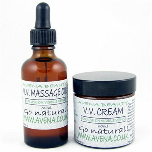 Varicose Veins - Calendula - Herbal Relief - Twin Pack Oil 50ml & Balm 60ml