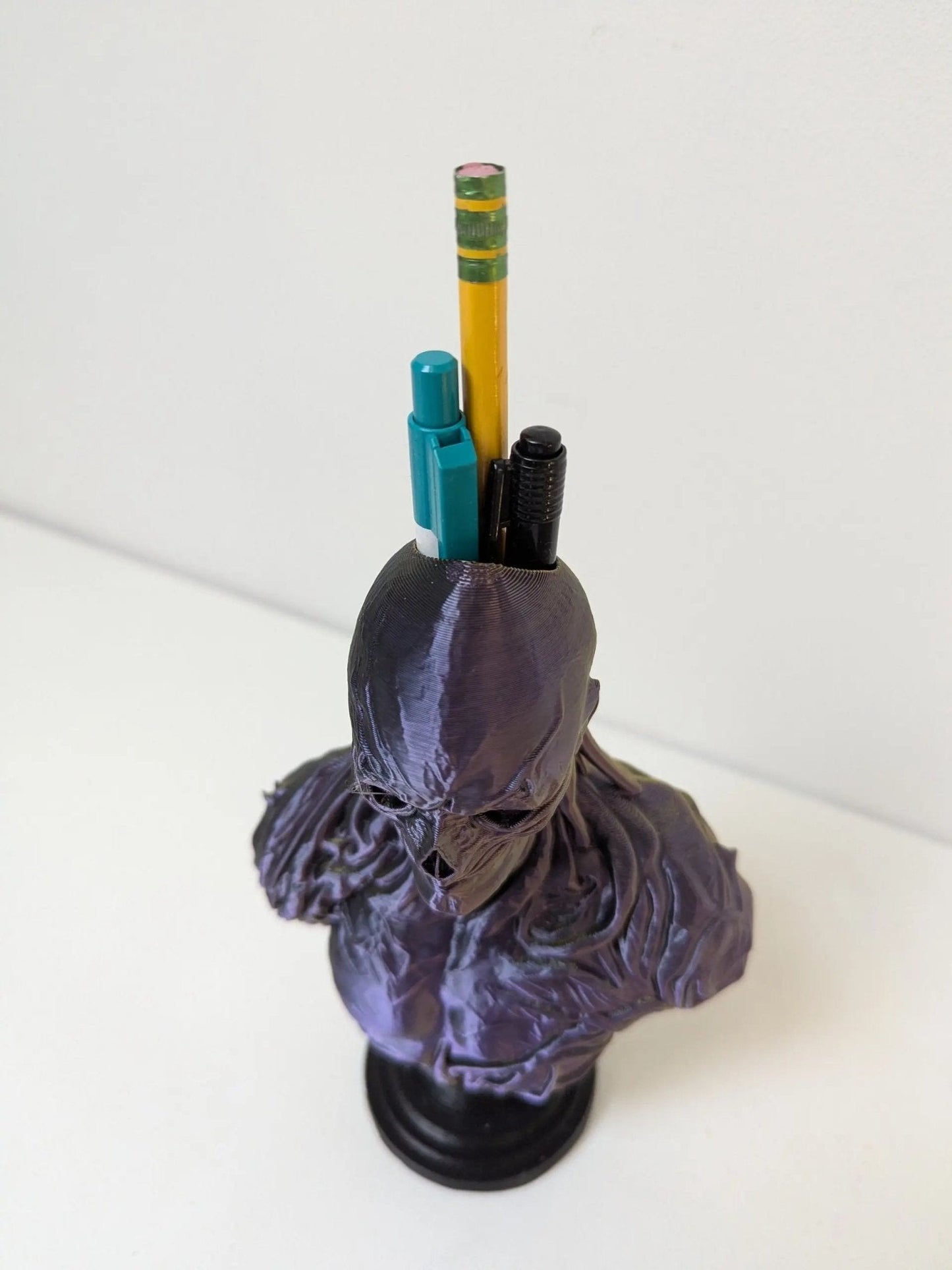Vecna Bust Pen Pot / Brush Holder – stranger things Desk Ornament