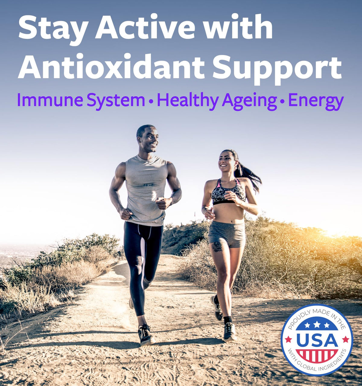 Super Antioxidants Supplement for Women & Men | High Potency Herbal & Fruit Blend | Vegan & Non-GMO - 60 Capsules