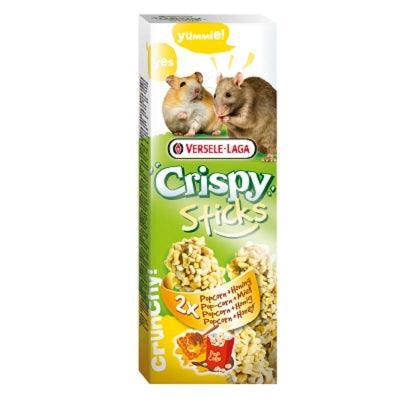 Versele Laga Crispy Stick Hamster and Rat Popcorn and Honey 100g - Case of 8