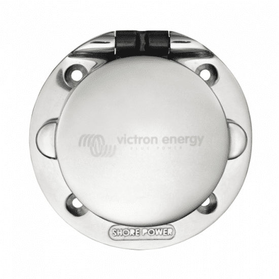 VICTRON ENERGY 16A 250VAC STAINLESS STEEL POWER INLET (2P/3W)
