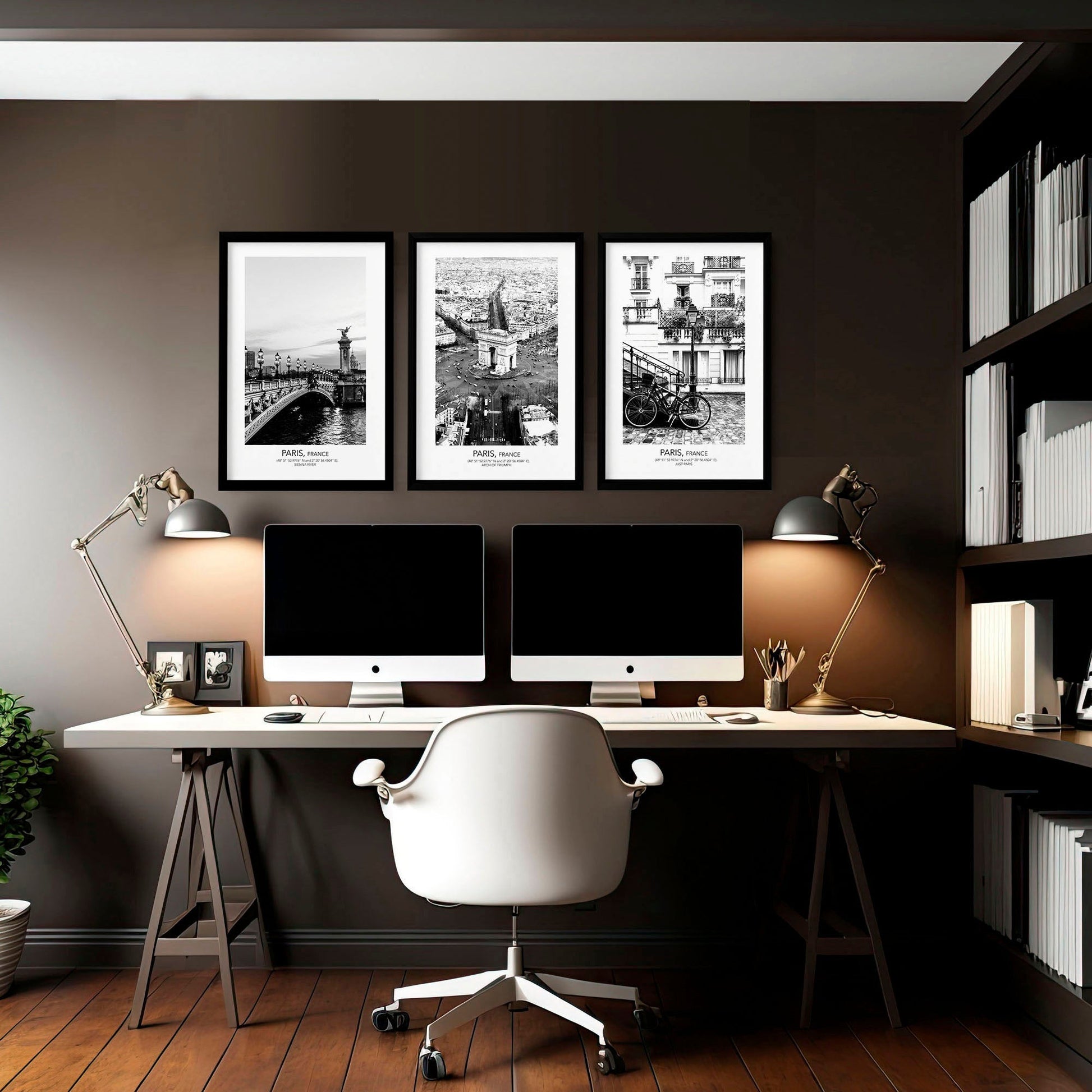 Vintage posters travel | set of 3 Paris wall art prints