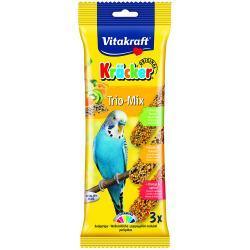 Vitakraft Kracker Budgie Trio-Mix, 3 Pack 30387 - Case of 6