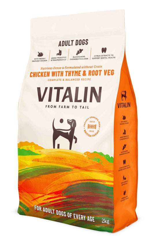Vitalin Adult Chicken Thyme Veg 8kg