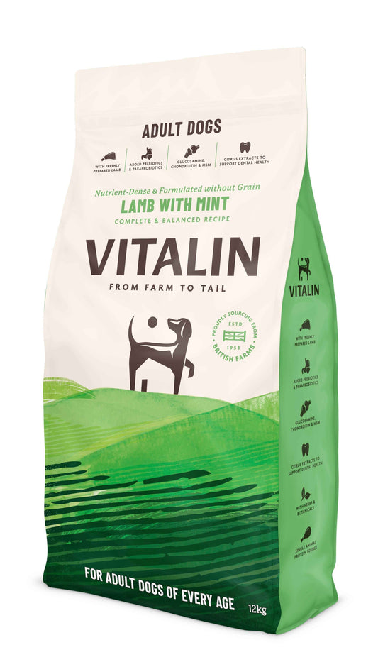 Vitalin Adult Lamb Mint 12kg