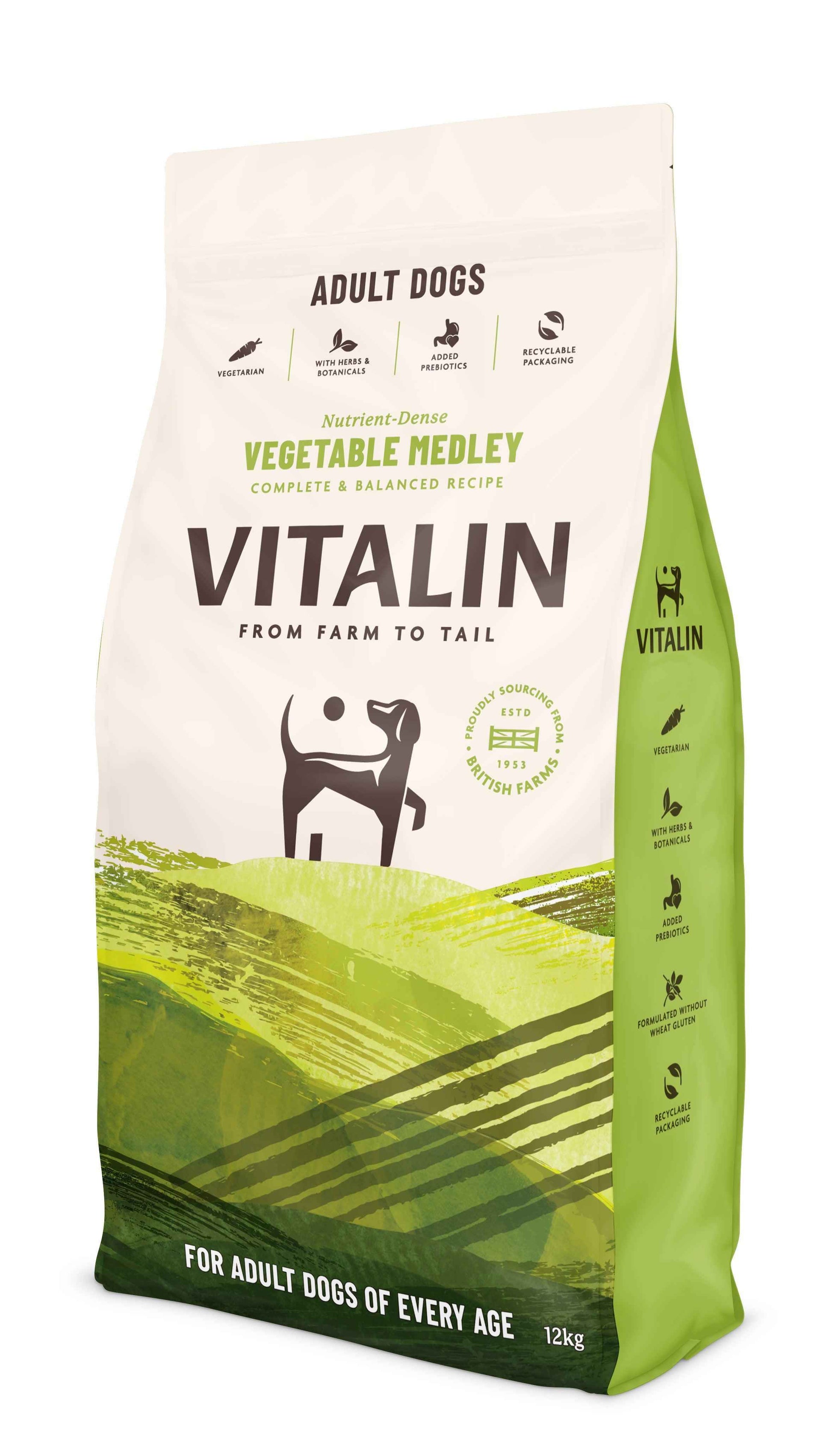 Vitalin Adult Veg Medley 12kg