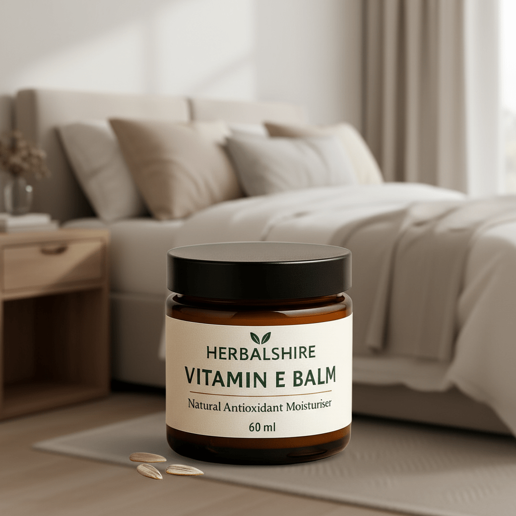 Vitamin E Balm Natural Antioxidant Moisturiser for Face, Body & Hands | Handmade in Yorkshire by Herbalshire
