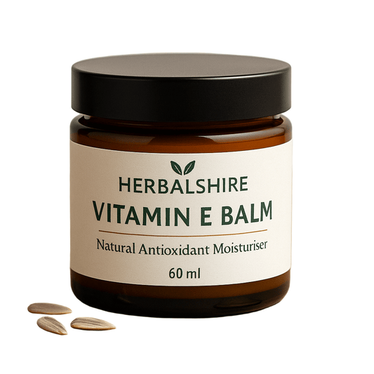 Vitamin E Balm Natural Antioxidant Moisturiser for Face, Body & Hands | Handmade in Yorkshire by Herbalshire