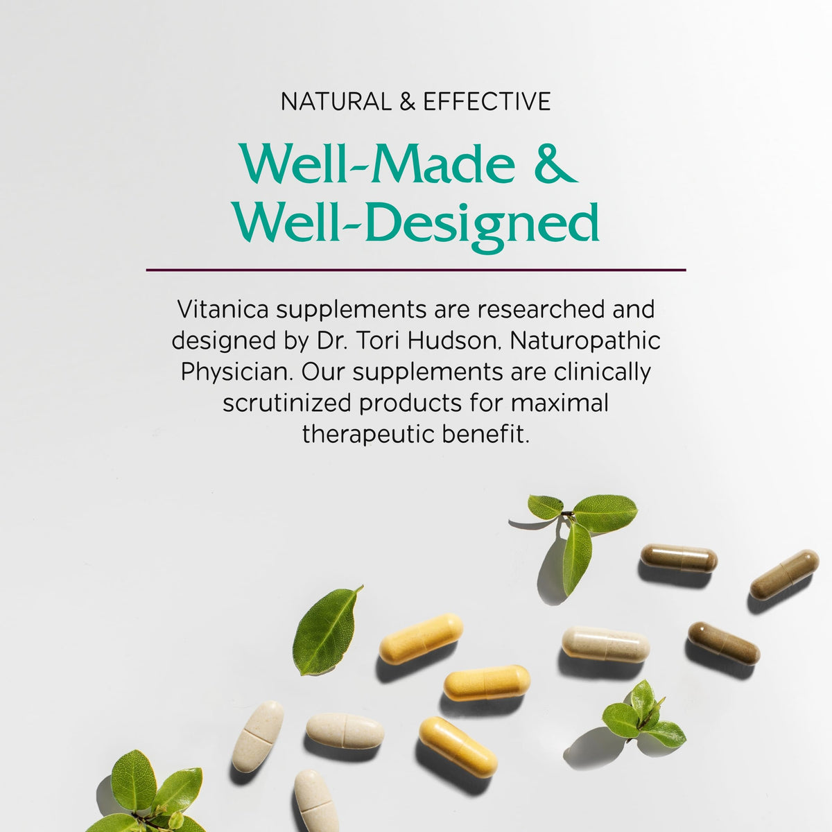 Vitanica OsteoBlend – Bone Support for Vegans | 240 Capsules