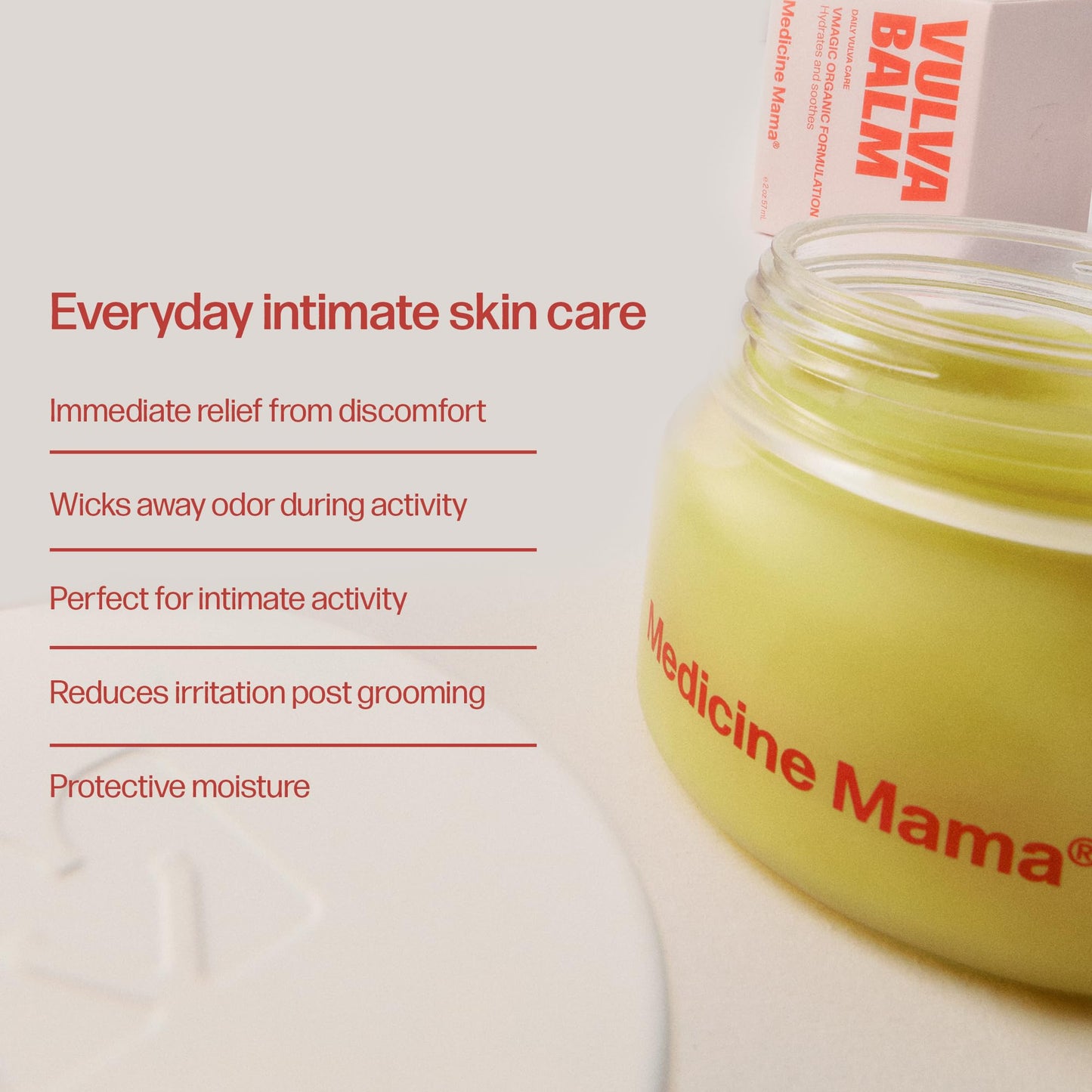 VMAGIC by Medicine Mama's Apothecary – Organic Vulva Balm | Hormone-Free Intimate Moisturizer (3-pack)