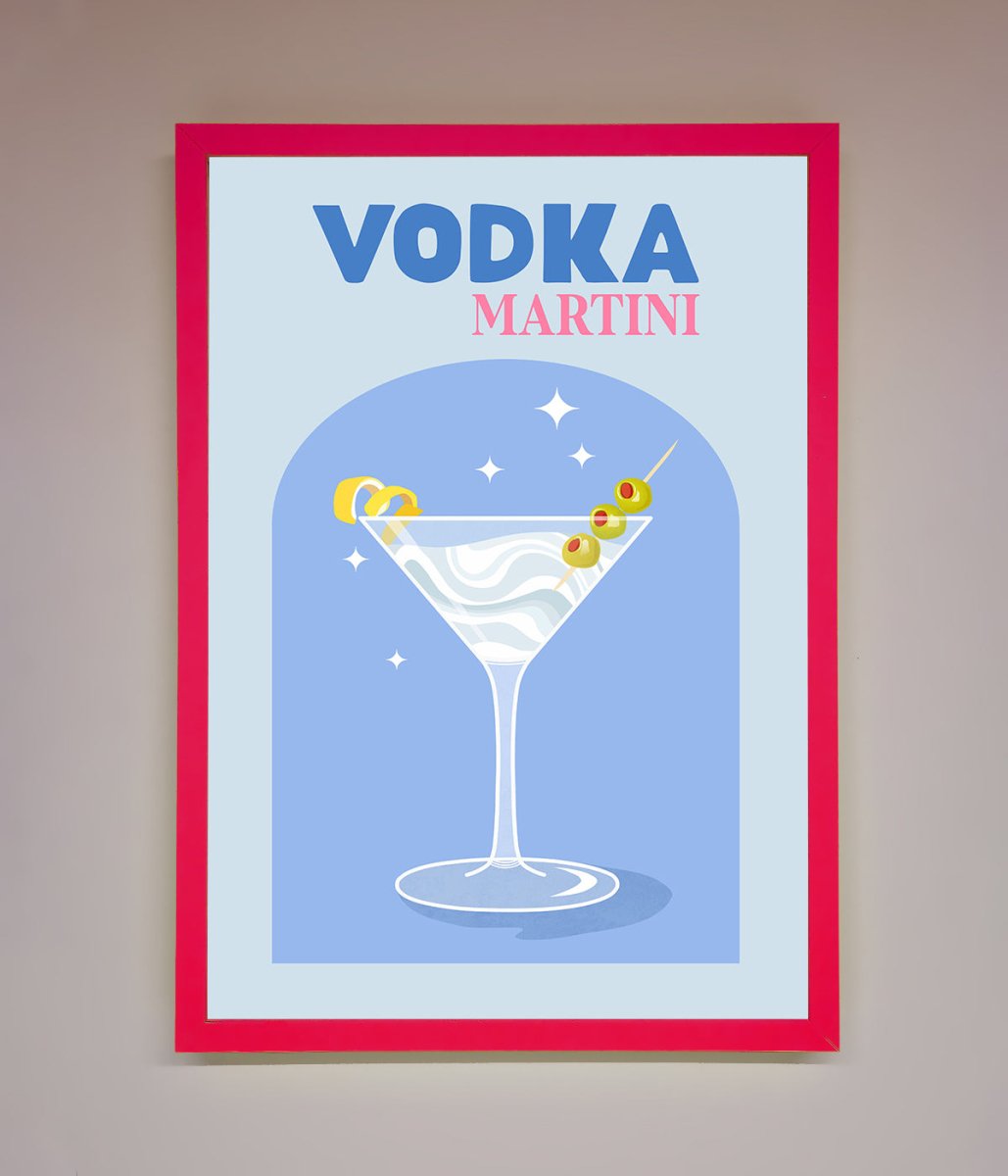 Vodka Martini Framed Wall Art