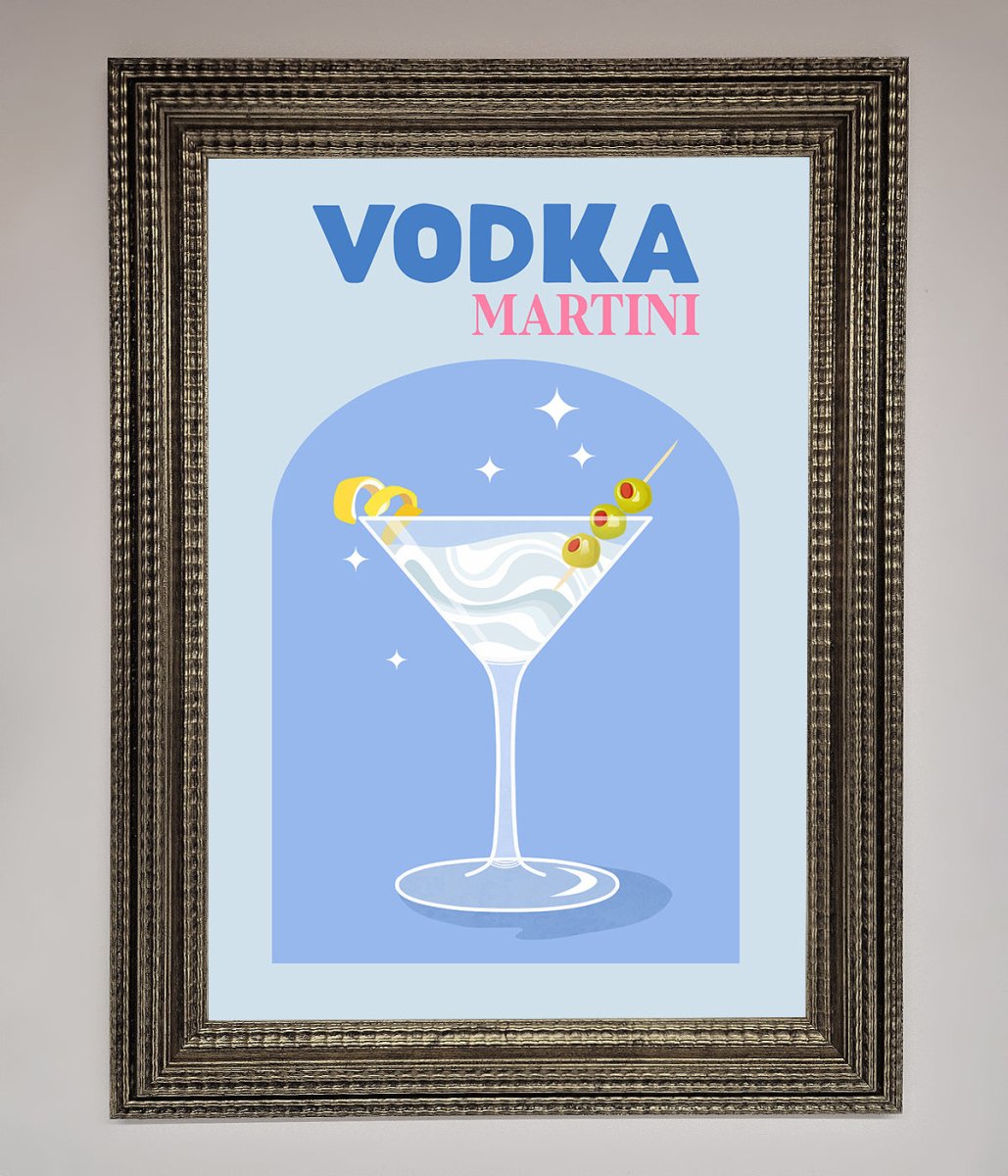 Vodka Martini Framed Wall Art