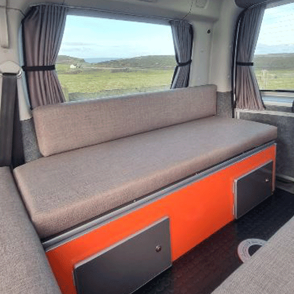 For Toyota Proace Premium Window Curtains - Black/Grey - CREATE YOUR OWN BUNDLE! | Van-X