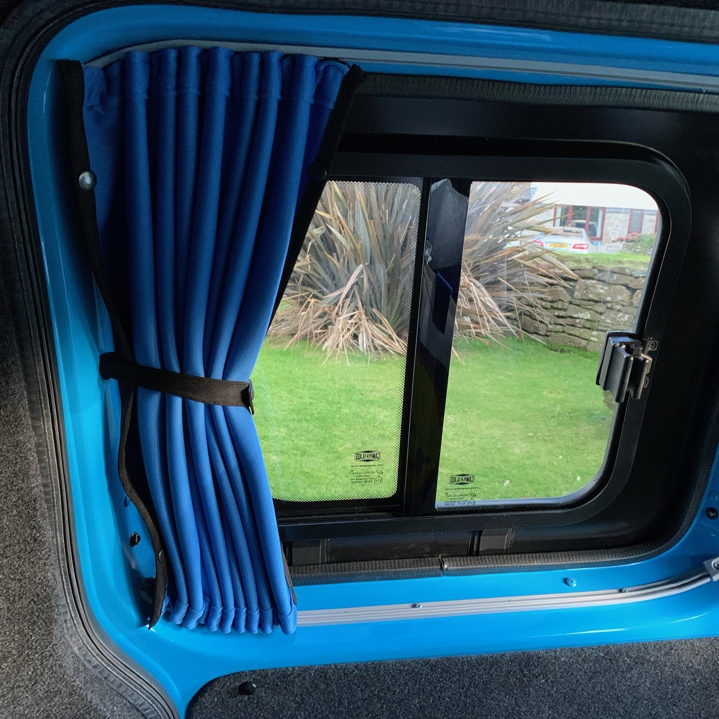 For VW Caddy Premium 1 x Side Sliding Door Window Curtains Van-X