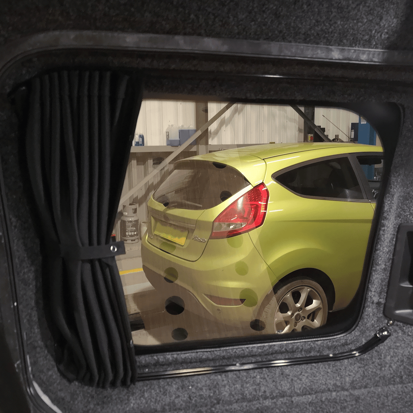 For Toyota Proace Premium Window Curtains - Black/Black - CREATE YOUR OWN BUNDLE! | Van-X