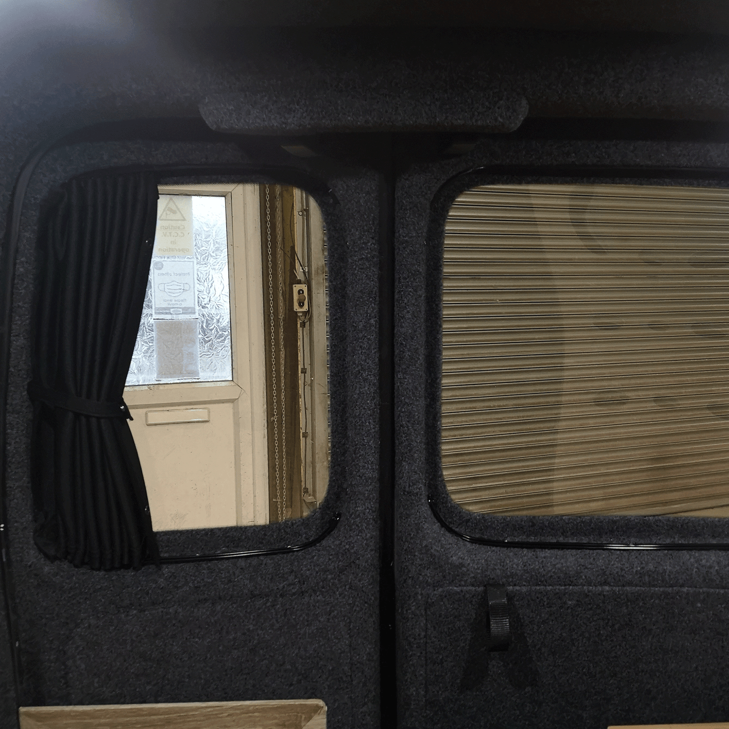 For Toyota Proace Premium Window Curtains - Black/Black - CREATE YOUR OWN BUNDLE! | Van-X