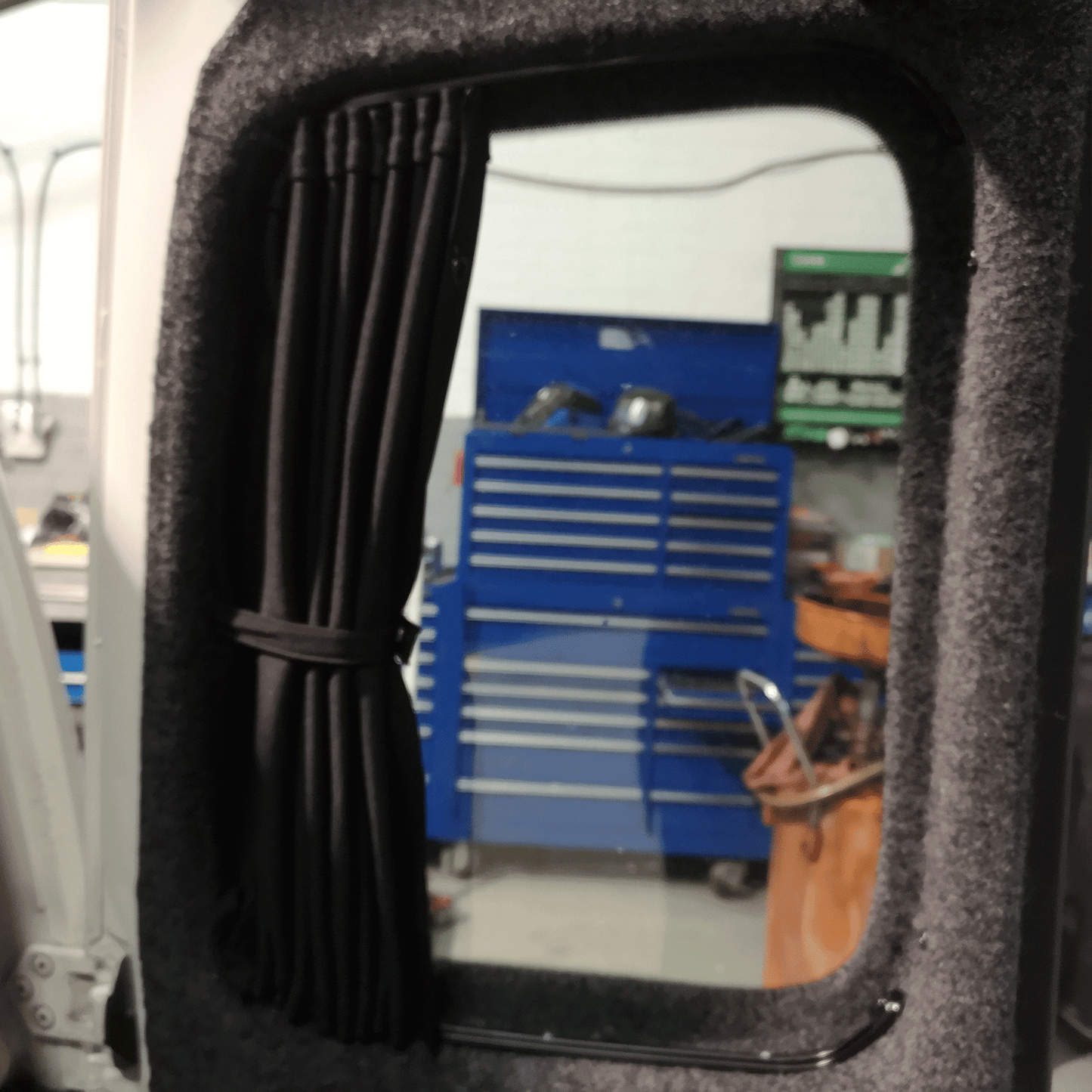 For Toyota Proace Premium Window Curtains - Black/Black - CREATE YOUR OWN BUNDLE! | Van-X
