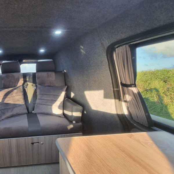 For Citroën Dispatch Premium Window Curtains - Black/Grey - CREATE YOUR OWN BUNDLE! | Van-X