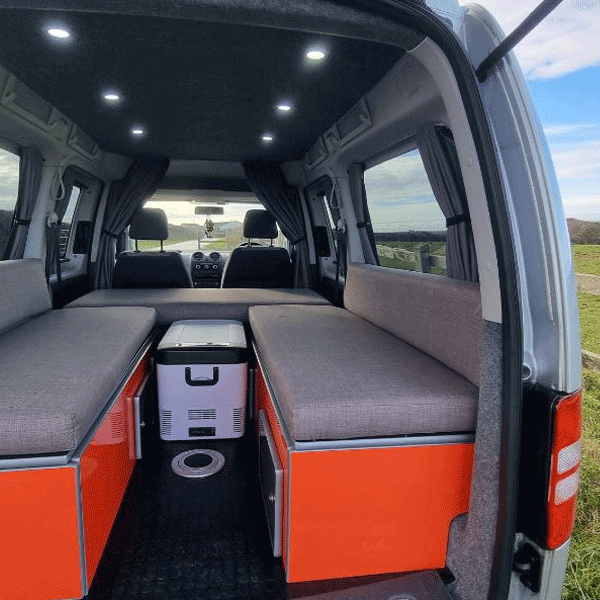 For Fiat Scudo Premium Window Curtains - Black/Grey - CREATE YOUR OWN BUNDLE! | Van-X