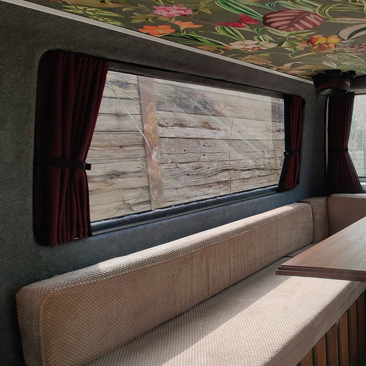 For VW T4 Transporter Camper 1 x Side Window Curtain Kit | Van-X