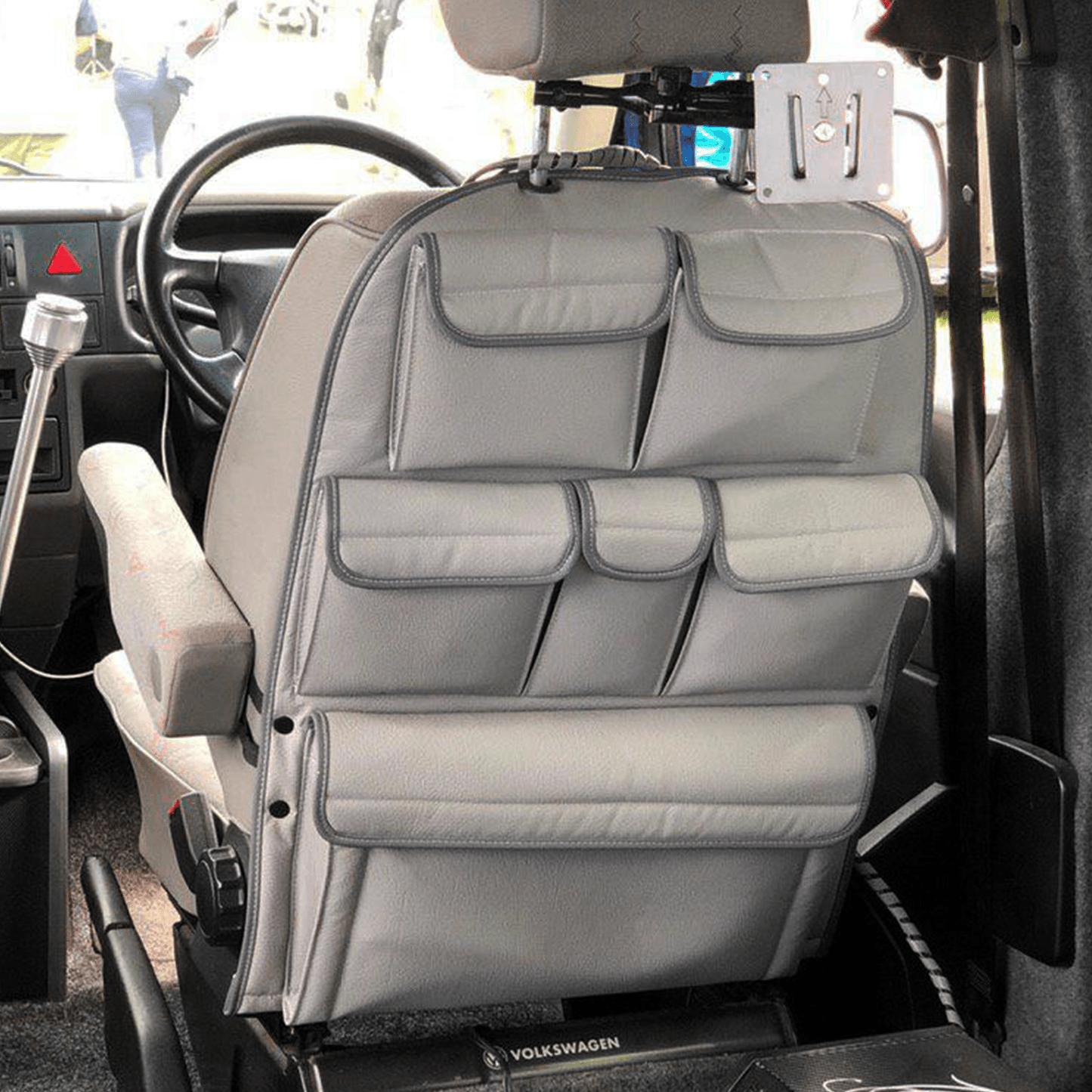 For VW T4 Transporter Campervan Leatherette Captain’s Back Seat Organiser | Van-X
