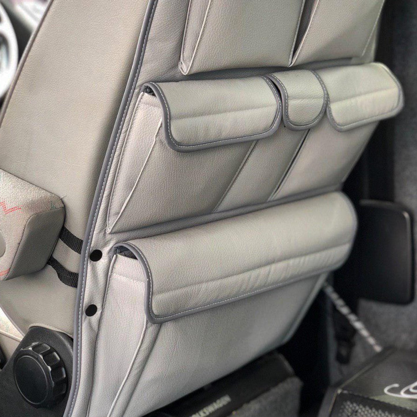 For VW T4 Transporter Campervan Leatherette Captain’s Back Seat Organiser | Van-X