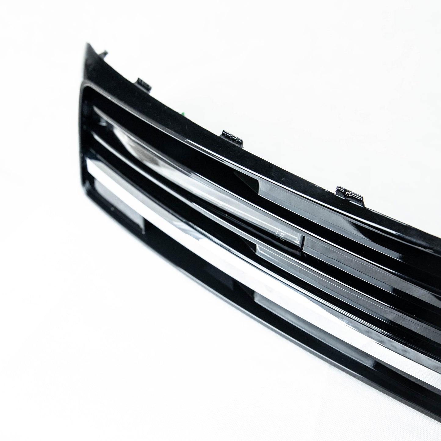 For VW T6 Transporter DRL Light Bar Kit | Gloss Black for Highline & Sportline Bumpers | Van-X