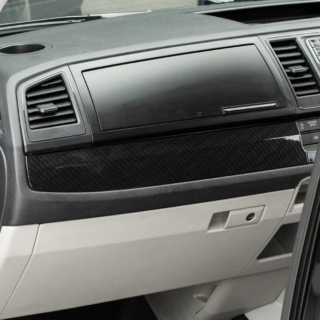 For VW Transporter T6 RHD Lower Dash Trim Carbon Effect – Interior Styling Accessories