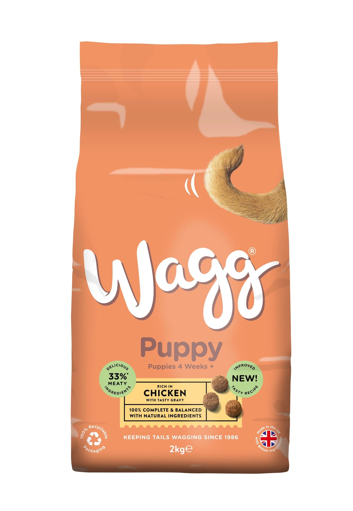 Wagg Puppy Complete Chicken 2kg - Case of 6