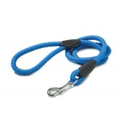 Walk 'R' Cise Dog Nylon Braided Trigger Hook Lead - Blue