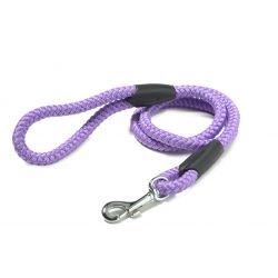Walk 'R' Cise Dog Nylon Braided Trigger Hook Lead - Lilac