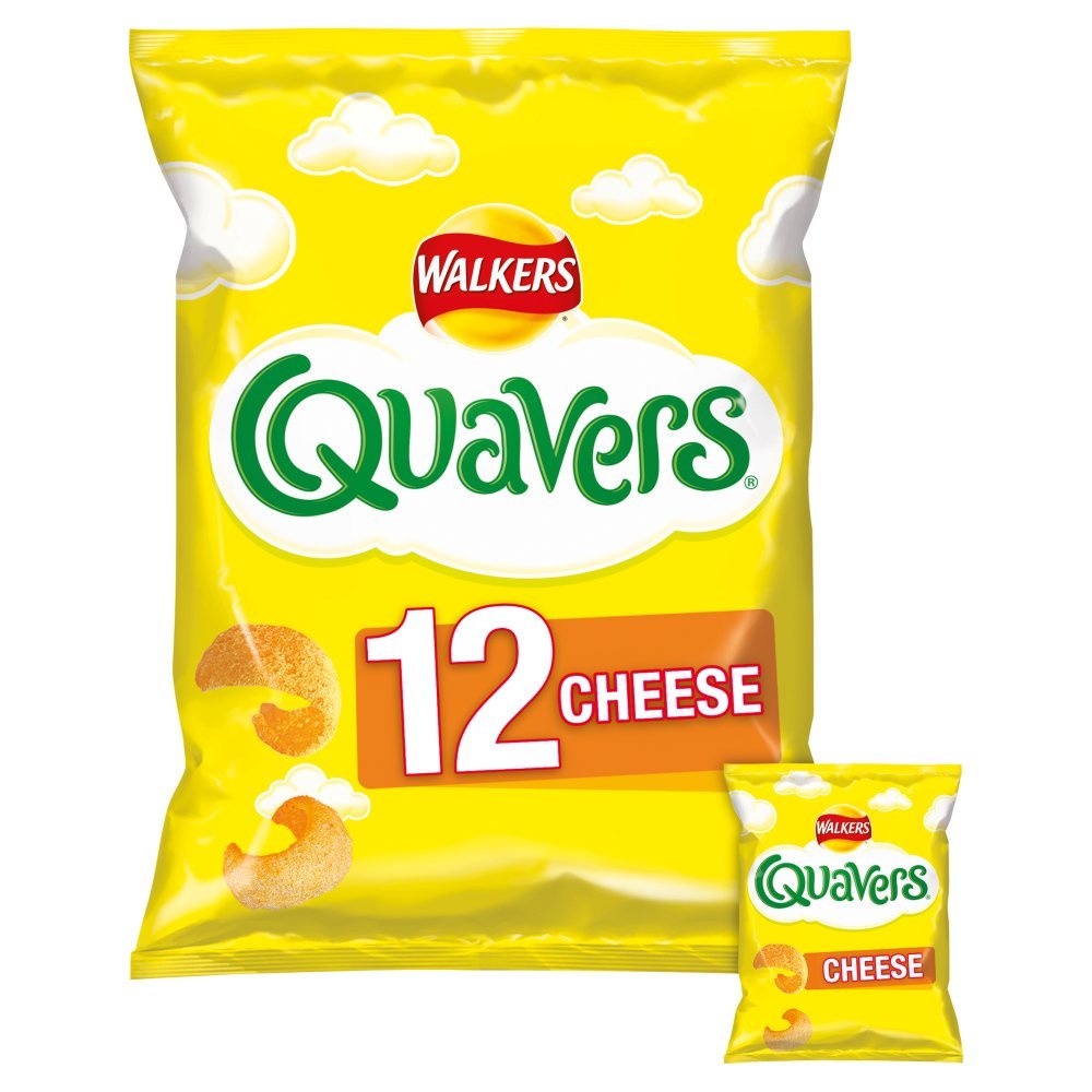 Walkers Quavers Cheese Snacks (12x16g)